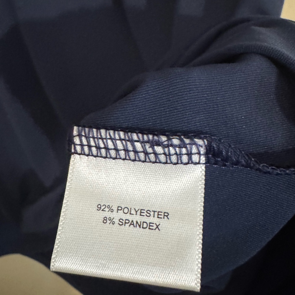 NWT US Open Peter Millar Women's 1/2 Zip Polo Tennis - Navy Size L - Picture 7 of 7